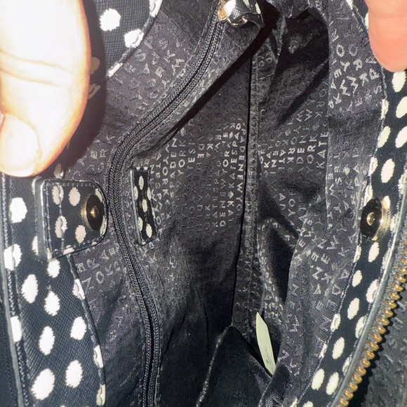 Kate Spade Black and White Polka Dot Women's Bag - Picture 5 of 8